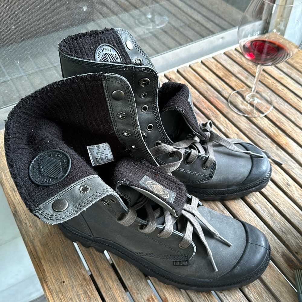 Palladium High Top Leather Boots, New
